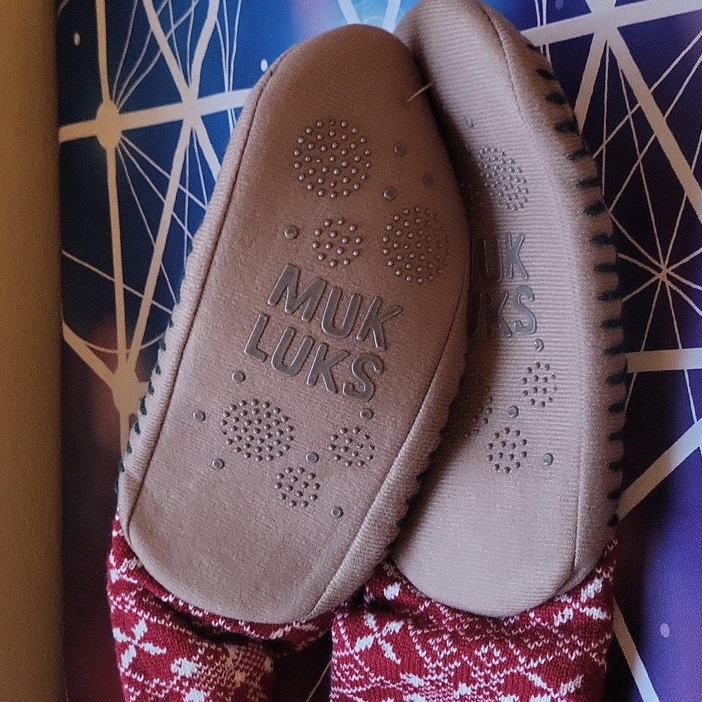 NWT Fair Isle Nordic slipper socks - Picture 2 of 7